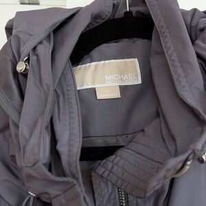 Michael Kors - Charcoal Hooded Windbreak Jacket